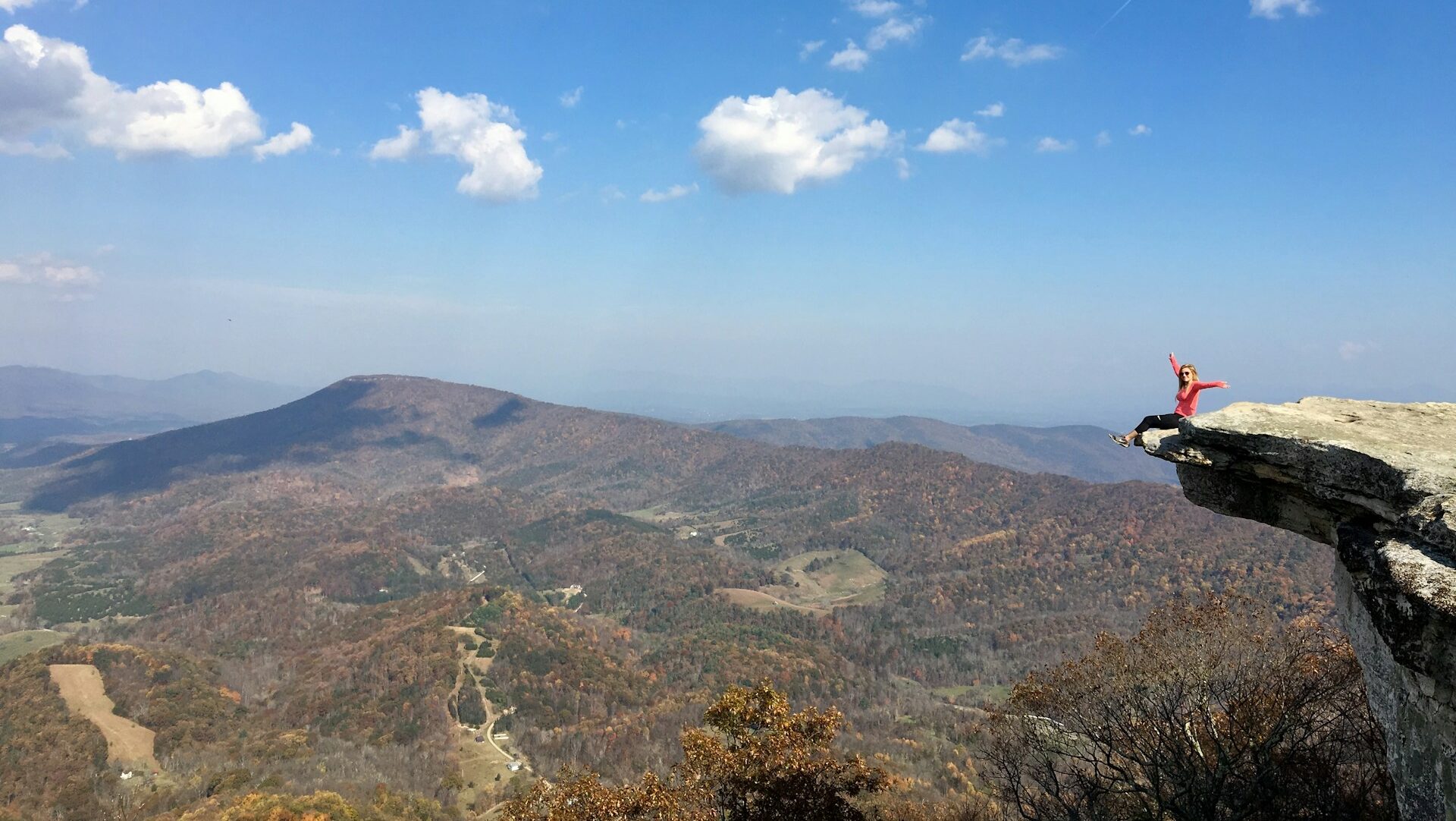 The view from McAfee Knob on the Appalachian Trail. Photo by Madalyn Cox on Unsplash.